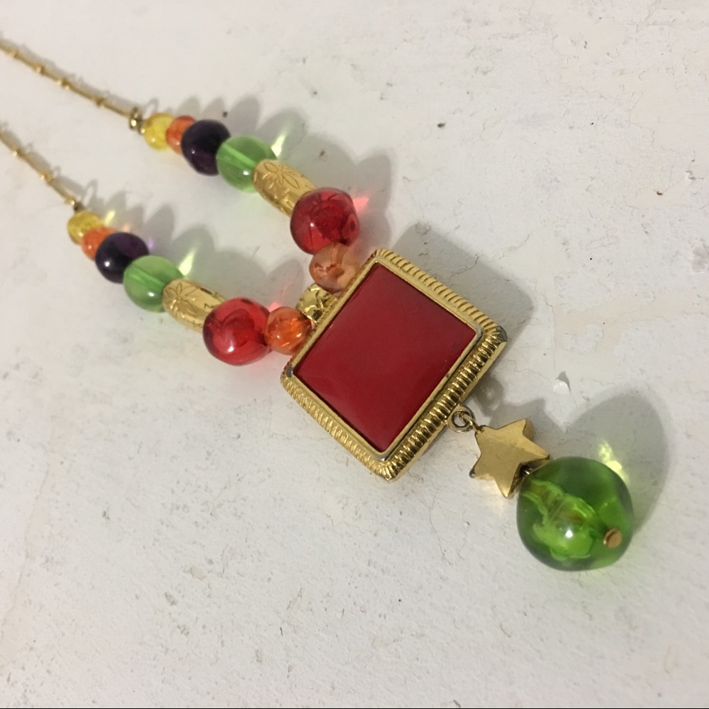 💓 LCI Stamped Two-Sided Pendant Necklace